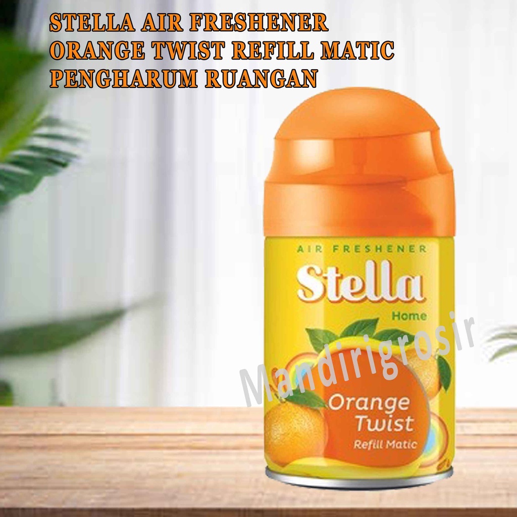 STELLA AIR FRESHENER* REFILL MATIC STELLA ORANGE TWIST* 225ML