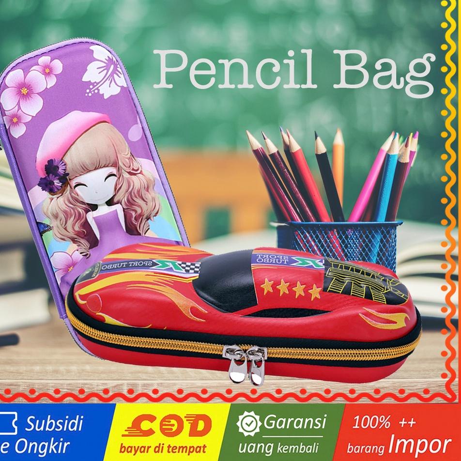 

Paling Murah WWH14 Tas Tempat Pensil Pen Pulpen Sekolah School Pencil Bag Box TKM