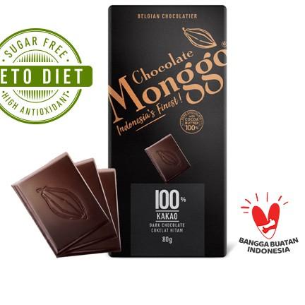 

➾ Chocolate Monggo | Dark Chocolate 100% Cocoa | Cokelat Hitam | Coklat Diet Keto | Tablet coklat 80g ✼