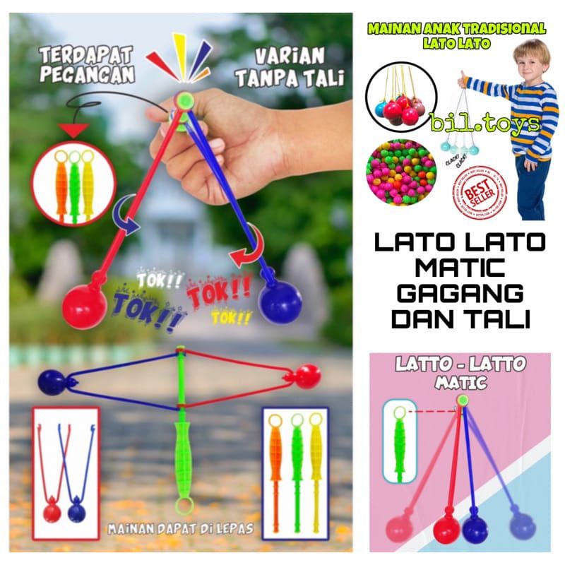 LATO LATO GAGANG 20 CM MAINAN JADUL / MAINAN VIRAL / LATO LATO MAGIC / MAINAN LATO LATO JADUL