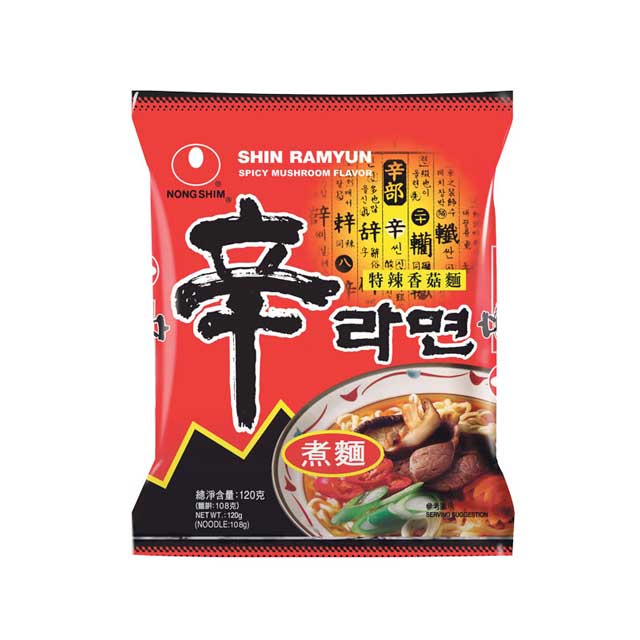 

NONG SHIM MUSHROOM PAK 120 GR