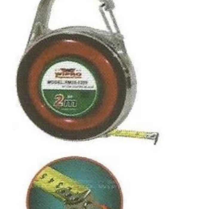 Roll Meter Size 2 M x 9mm - Wipro RM20 Gantungan Meteran 2 Meter