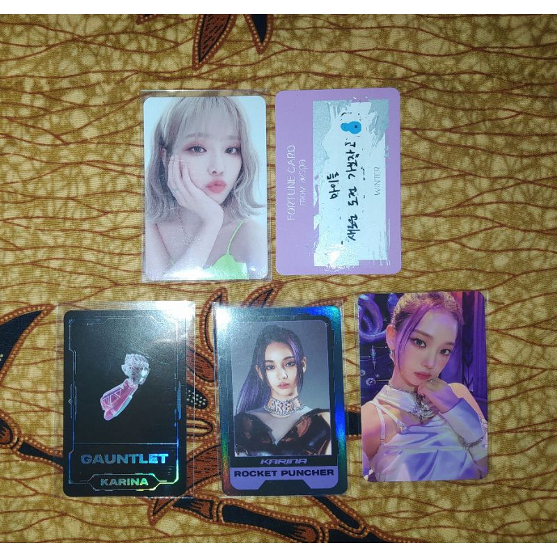 PC KARINA WINTER DIGIPACK SYNK TRADING CARD CHARACTER CARD