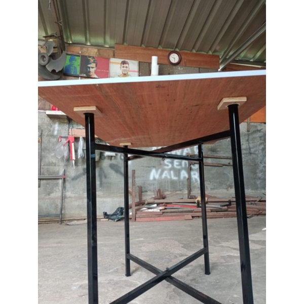 meja lipat silang 100x60x70