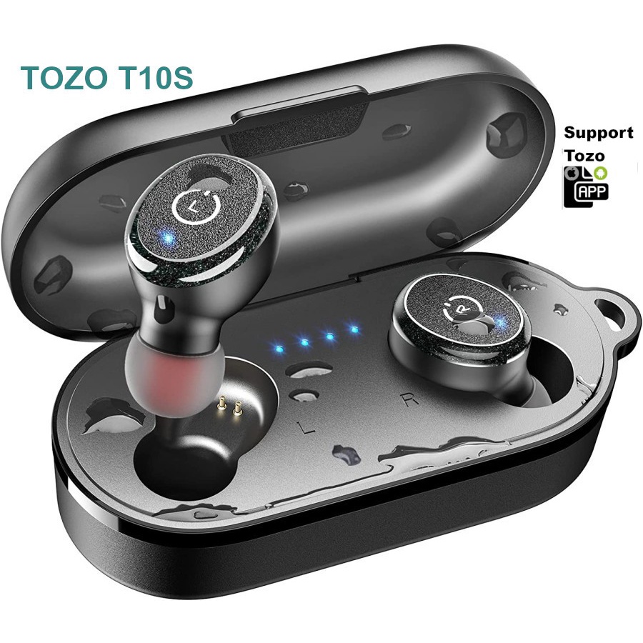 Tozo T10 TWS Stereo Headset Wireless Earbuds Wireless Charging IPX8