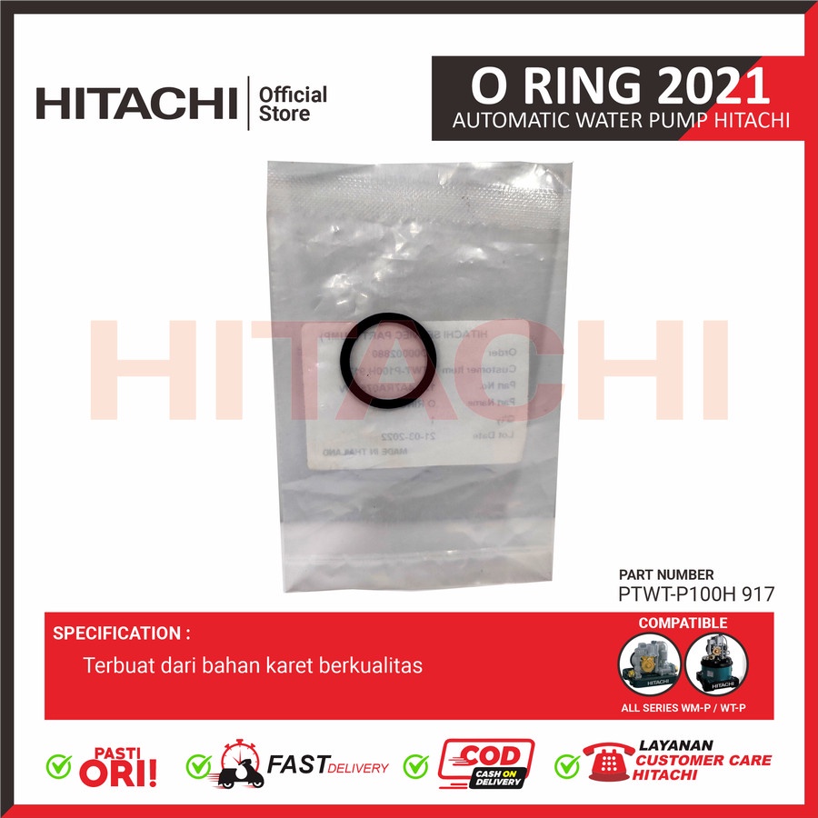 Seal Pompa air Hitachi Oring 2021