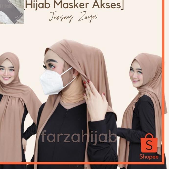 Stok Baru [HIJAB MASKER AKSES] Pastan Ameera Instant Medina Pashmina Instan Royal New Normal Variasi