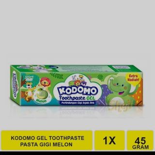 KODOMO PASTA GIGI GEL GRATIS MAINAN ANAK - Hijau