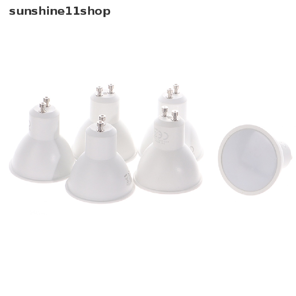 Sho 1Pc Gatetop Lampu Sorot Led GU10 Bohlam Hemat Energi Ultra-Bright Indoor Lighg N