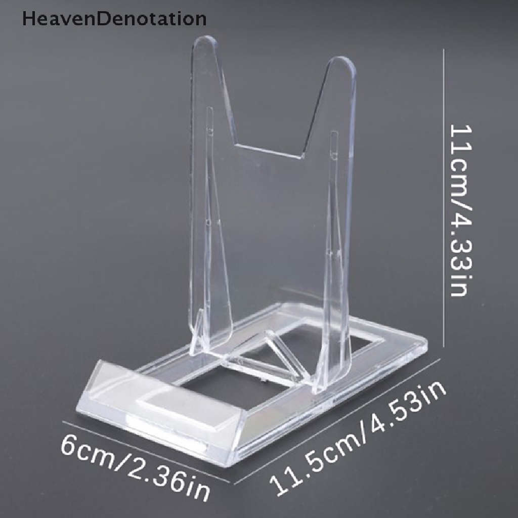 [HeavenDenotation] 2pcs Display Kuda-Kuda Adjustable Tempat Piring Plastik Stand Pigura Gambar Rak HDV