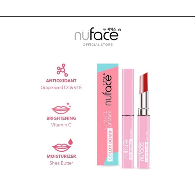 Nu Matte Color Bomb Lipstick - Nu Face Lipstik