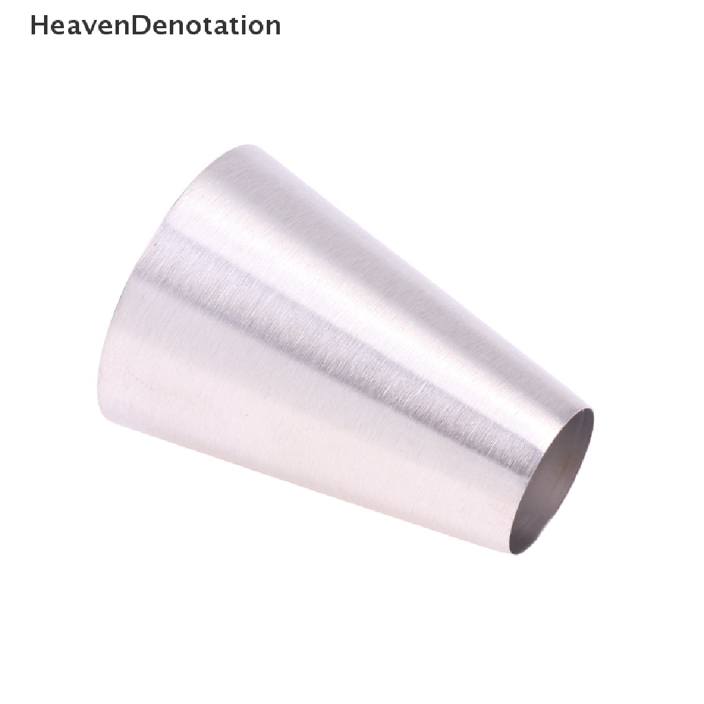 [HeavenDenotation] 809tutupan Kue Mulut Moung Bulat Decorag DIY Stainless Steel Moung Mouth HDV