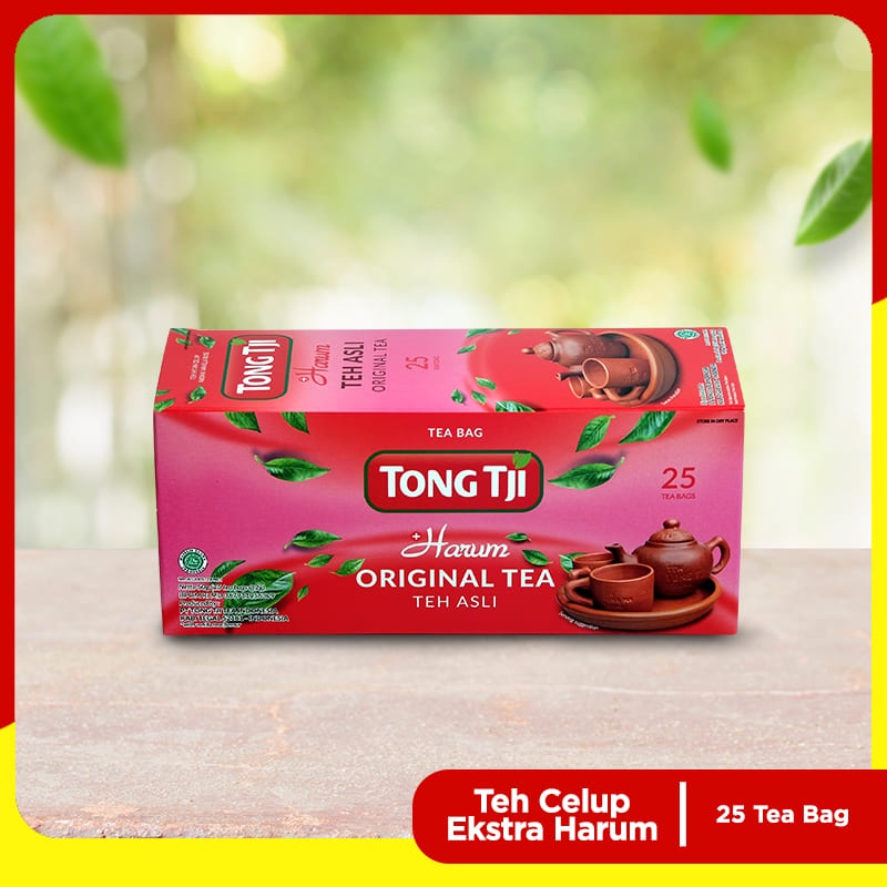 Tong Tji Extra Harum non Amplop 25s, Teh Celup per Pack