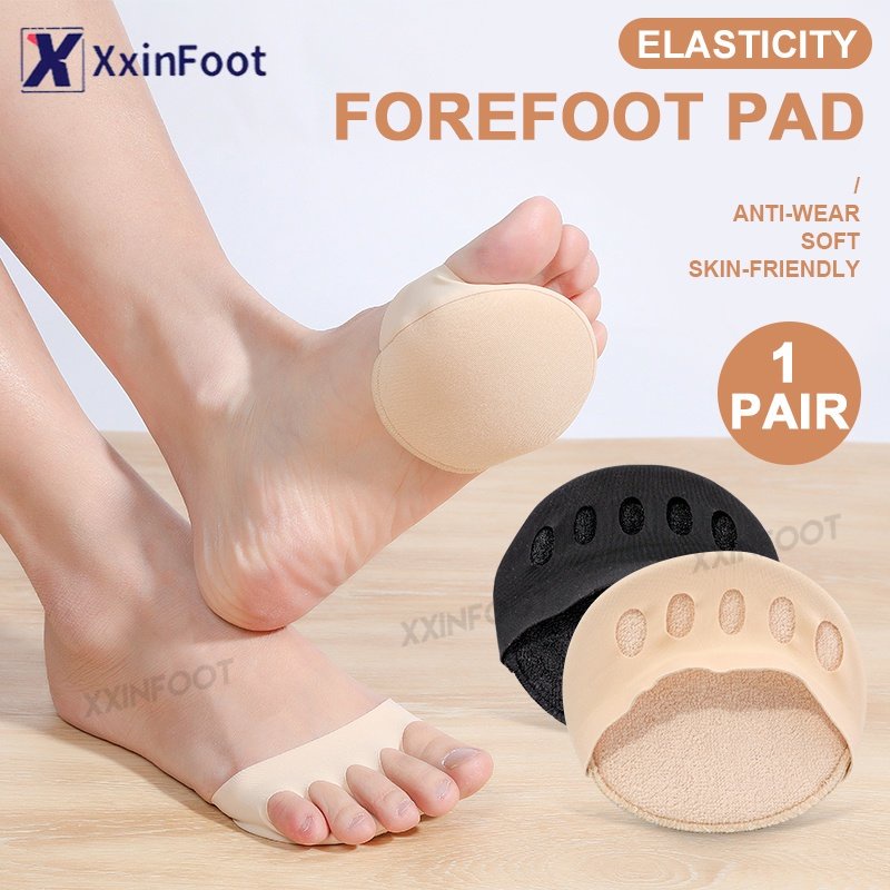 Kain Sarang Lebah Bantalan Kaki Depan untuk Wanita Sol Sepatu Perawatan Sakit Kaki Bantalan Toe Pad Sisipan