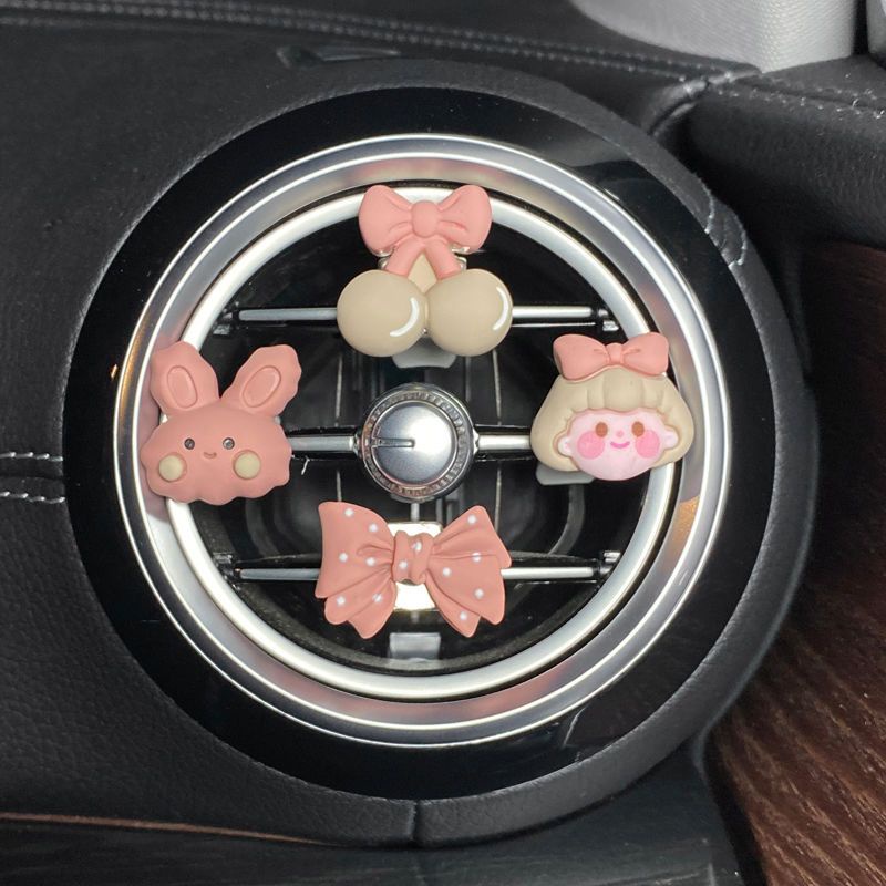 Gaya Terbaru Ac Mobil Dekorasi Outlet Udara ins Gadis Kartun Lucu Kreatif Unik Perlengkapan Dekorasi Interior Mobil