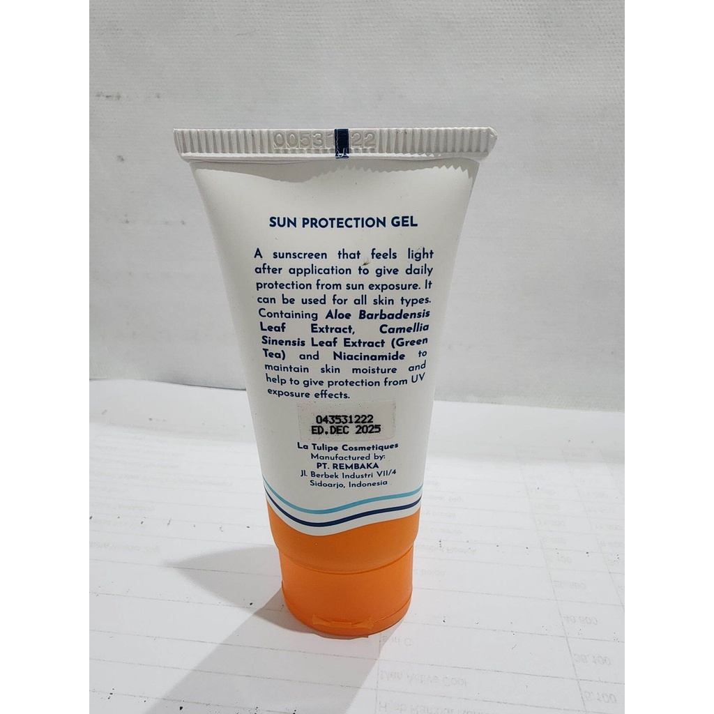 La Tulipe Sun Protection Gel SPF 50