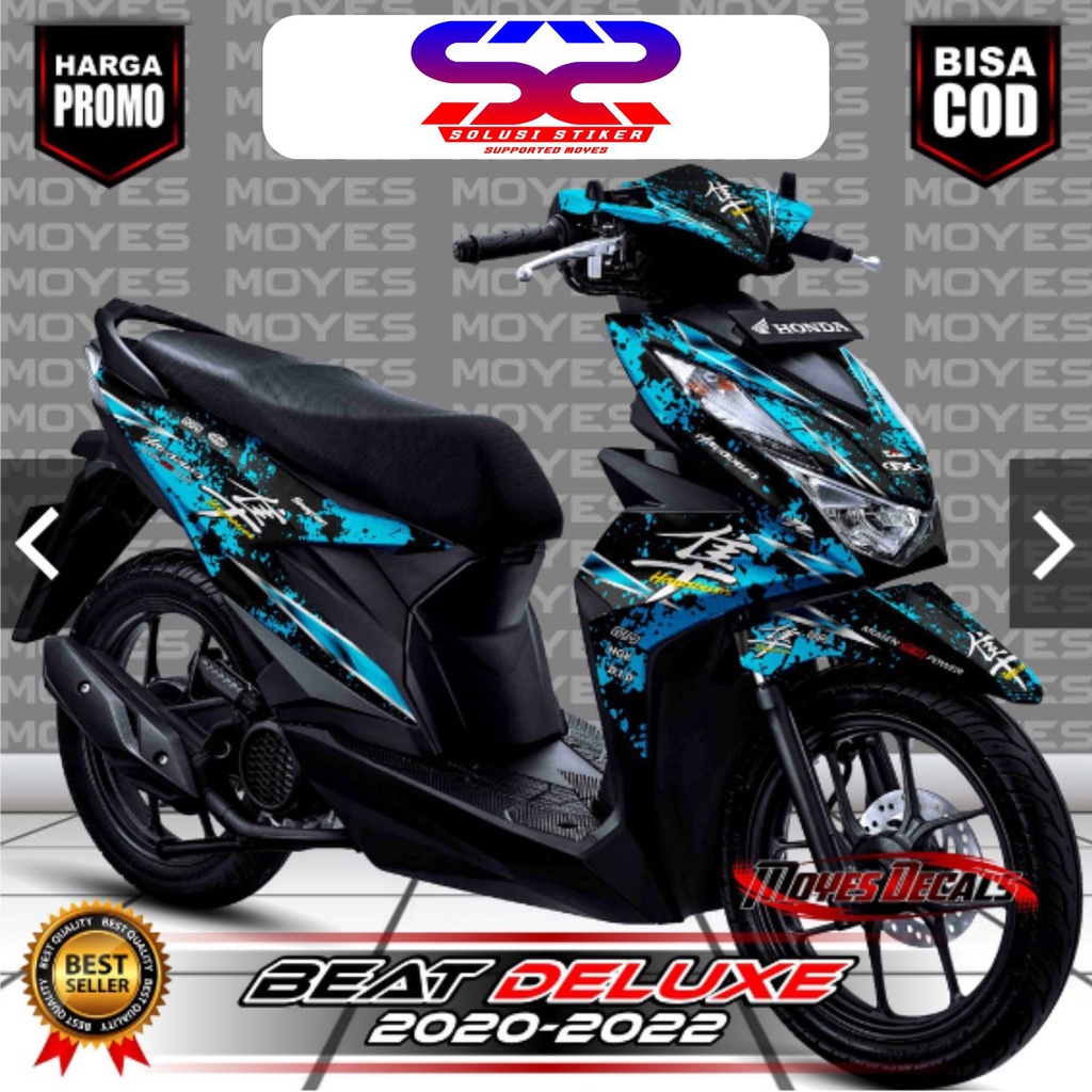 COD Stiker Decal Beat Deluxe Desain Hayabusa FullBody Stiker Variasi Motor Beat Deluxe