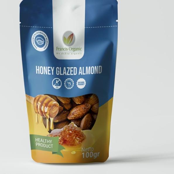 

✮ Francis Organic - Honey Glazed Crunchy Almonds - Pocket Size by Francis Organic ♠