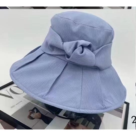 Topi brim Besar fashion Wanita Topi Nelayan Mode Jepang