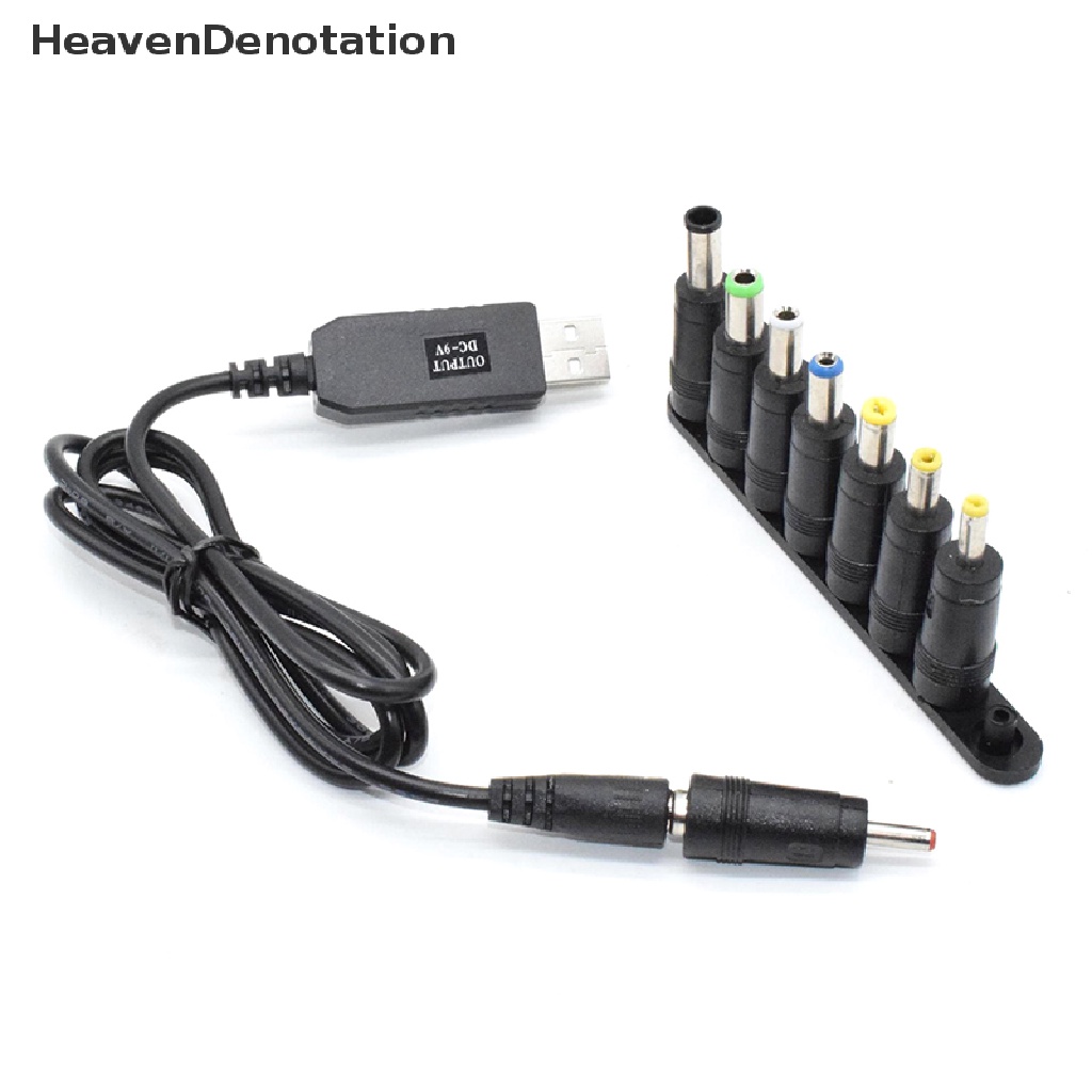[HeavenDenotation] Olaf DC 5V Ke 12V Kabel USB Boost Converter WiFi Ke Step-up Cord HDV