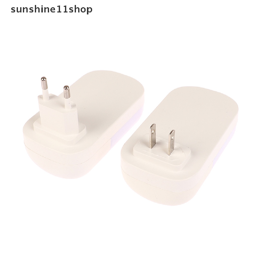 Sho Lampu Malam LED EU/US Plug-in Switch Lamp Nightlight Lampu Samping Tempat Tidur Hemat Energi N