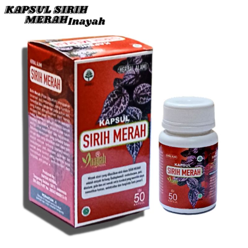 Kapsul Daun Sirih Merah Inayah