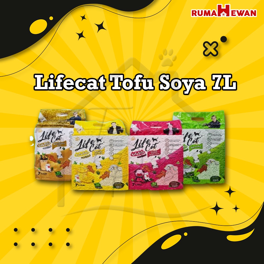 Lifecat Tofu Soya 7L - pasir kucing