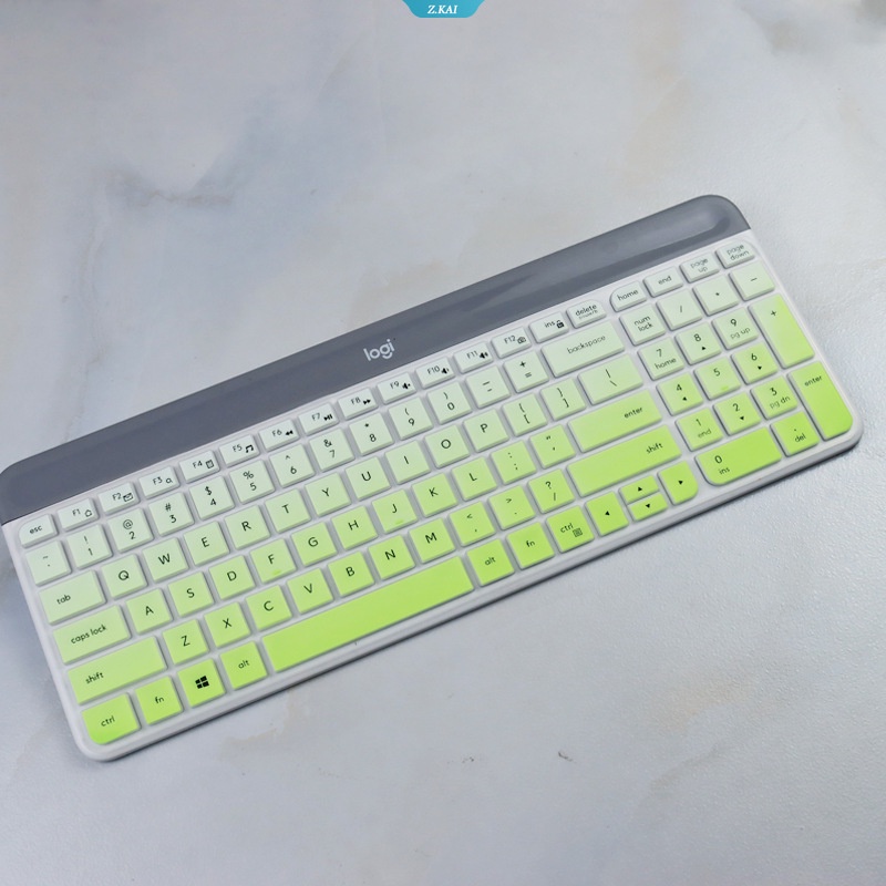 Silikon Penutup Keyboard Untuk Logitech MK470 K580 Slim Keyboard Nirkabel Silikon Tahan Debu Wireless Desktop Cover [ZK]