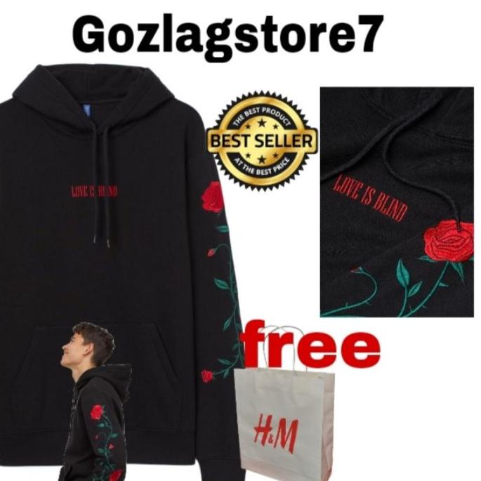 ۝ 1.1(COD)Hoodie h&m love is blind free paperbag h&m ✤