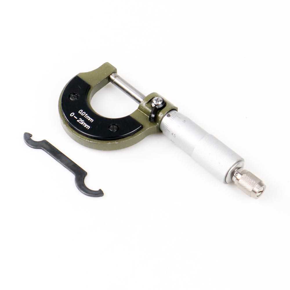 (BISA COD) FTIHSHP Mitutoyo Micrometer 0-25 mm 0.01 mm - QST008