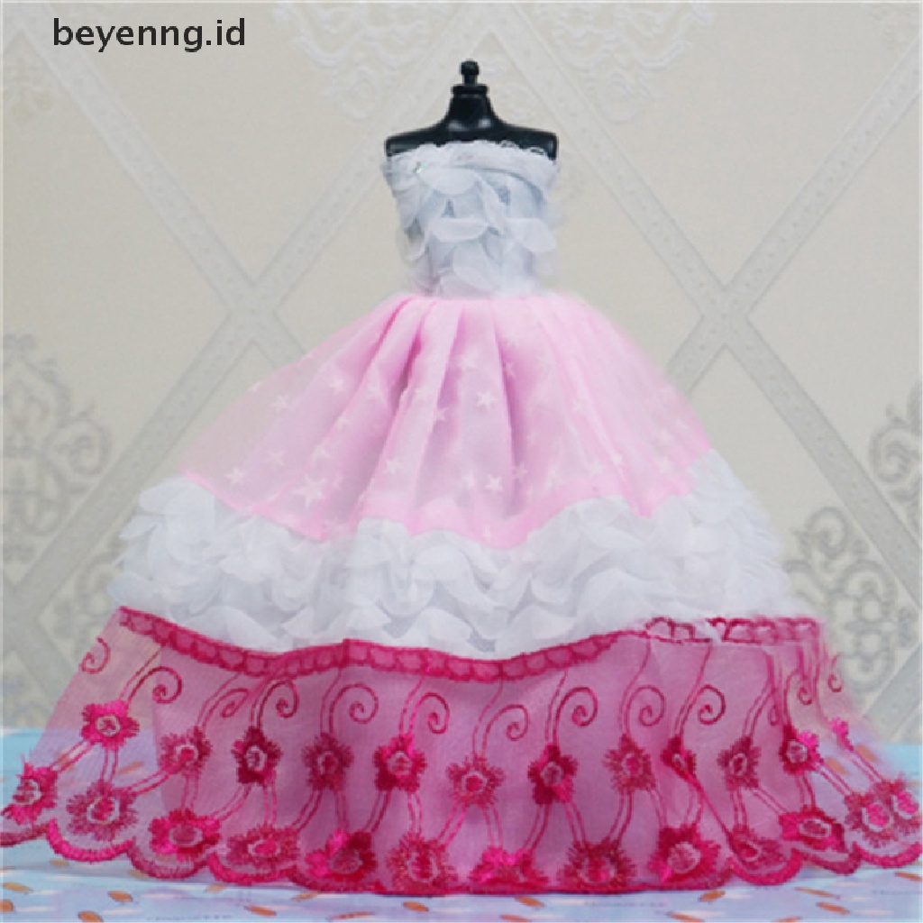 Beyen Baju Gaun Pesta Pernikahan Princess Handmade Pakaian Gaun Untuk Hadiah Boneka ID