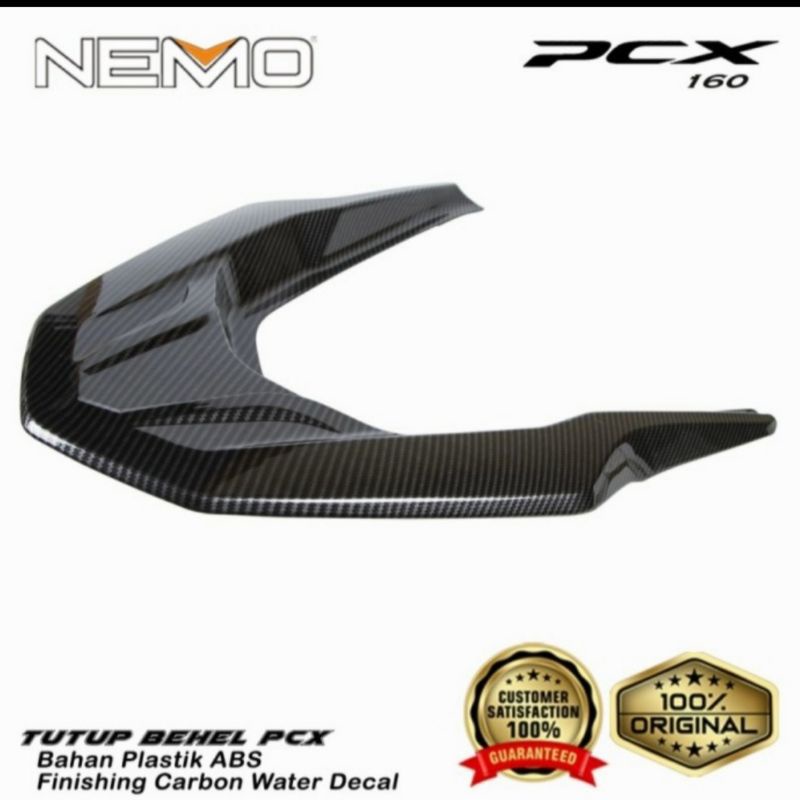 Cover tutup behel Pcx 160 Carbon Nemo