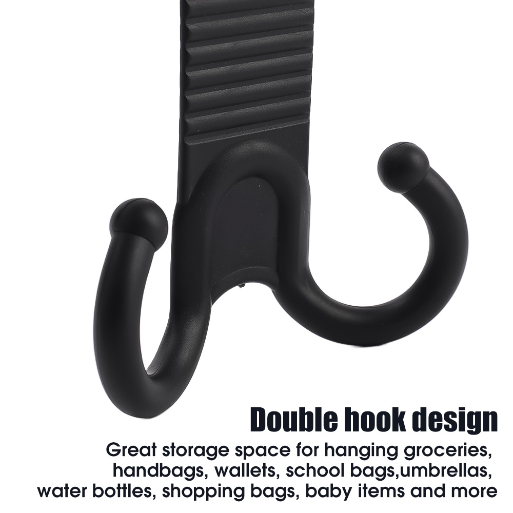 1pasang Gantungan Sandaran Kepala Kursi Mobil Portable Invisible Double-Hook Drink Hooks Car Multifungsi Back Chair Hook Cars Interior Organizer Hidden Auto Seat Hook