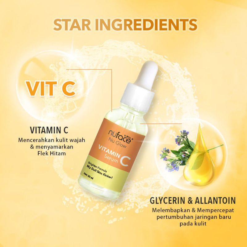 Nuface Nu Glow Vitamin C Serum 20ml