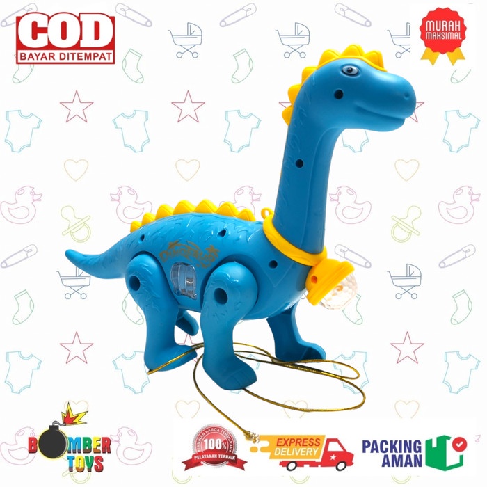 MAINAN ANAK DINOSAURUS ELECTRIC WALKING LARGE DINO JALAN MURAH LAMPU