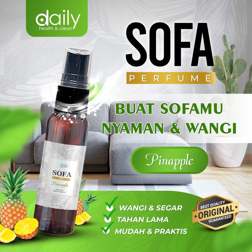 Daily Parfum Sofa Daily Sofa Perfume Pengharum Sofa Penghilang Bau Sofa Antibacterial 100ml