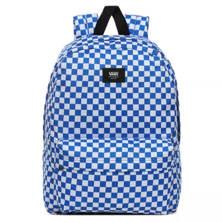 TAS PUNGGUNG VANS OFF THE WALL | OLD SKOOL III BACKPACK VICTORIA BLUE CHECKER