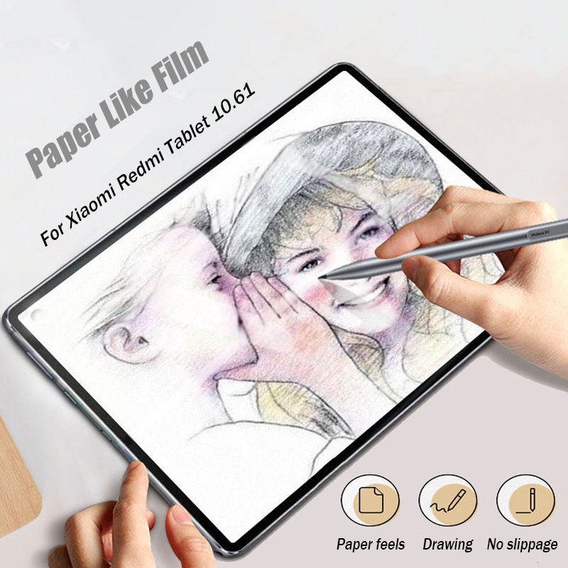 Untuk Xiaomi Redmi Pad 10.61 Tulisan Lukisan Menggambar Film Kertas Merasa Tablet Pelindung Layar Definisi Tinggi Pelindung Layar Kertas Seperti Matte Screen Film Tidak Slippage