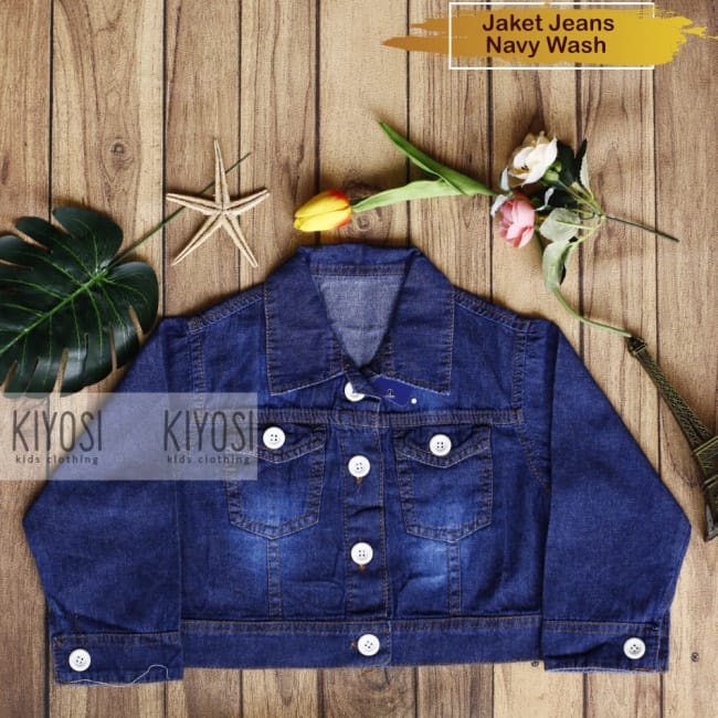 KIYOSI JAKET ANAK LENGAN PANJANG JEANS UNISEX