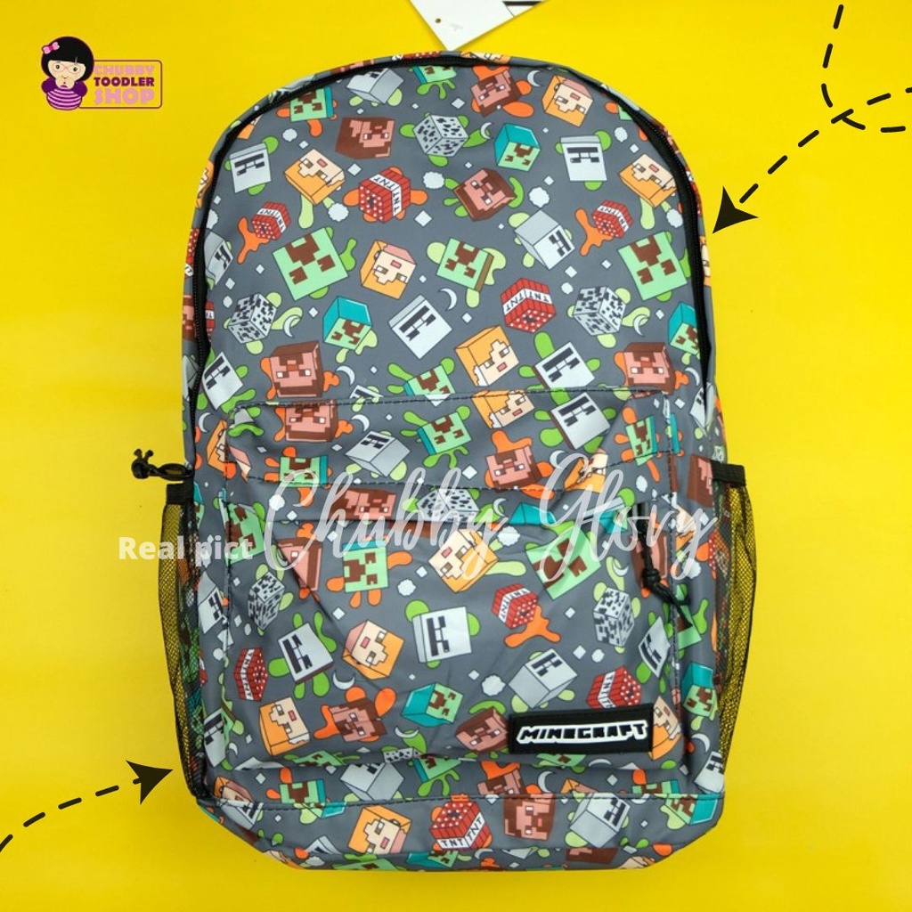 ZARA BA2224 Tas anak Zara Ransel Anak Import Tas Anak Sekolah Tas Ransel Anak Import Premium Tas Ransel Minecraft