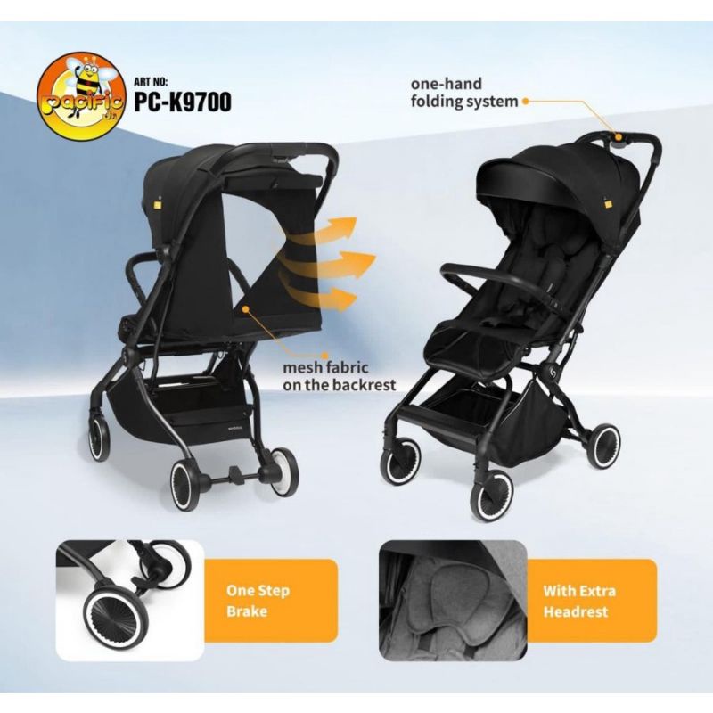 Pacific Stroller Alloy K9700 - Kereta Dorong Anak