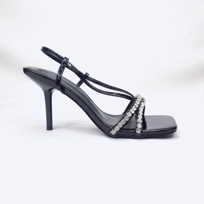 ZR Diamond Slingback Heeled Strappy Sandal