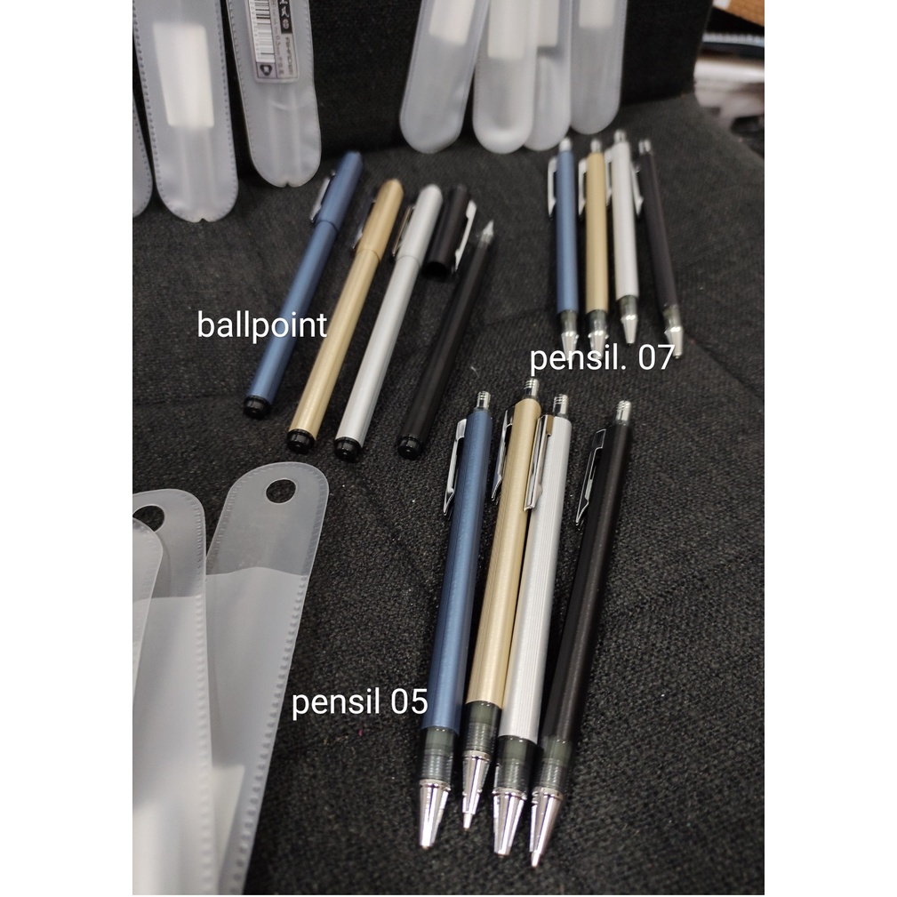 

pensil mekanik aihao body metal 07 atau 05 satuan dan pena aihao