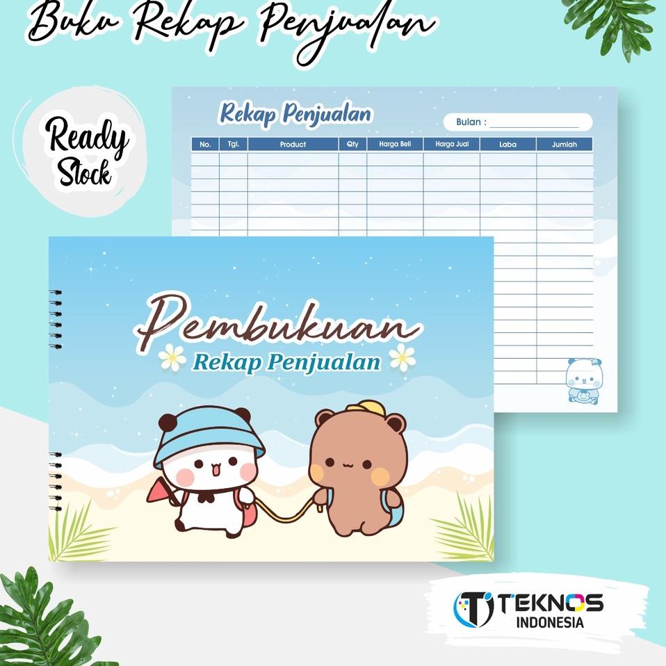 

W21 BUKU REKAP PENJUALAN OLSHOP / PEMBUKUAN REKAP PENJUALAN UKURAN BESAR READY TOP PRODUCT ➝