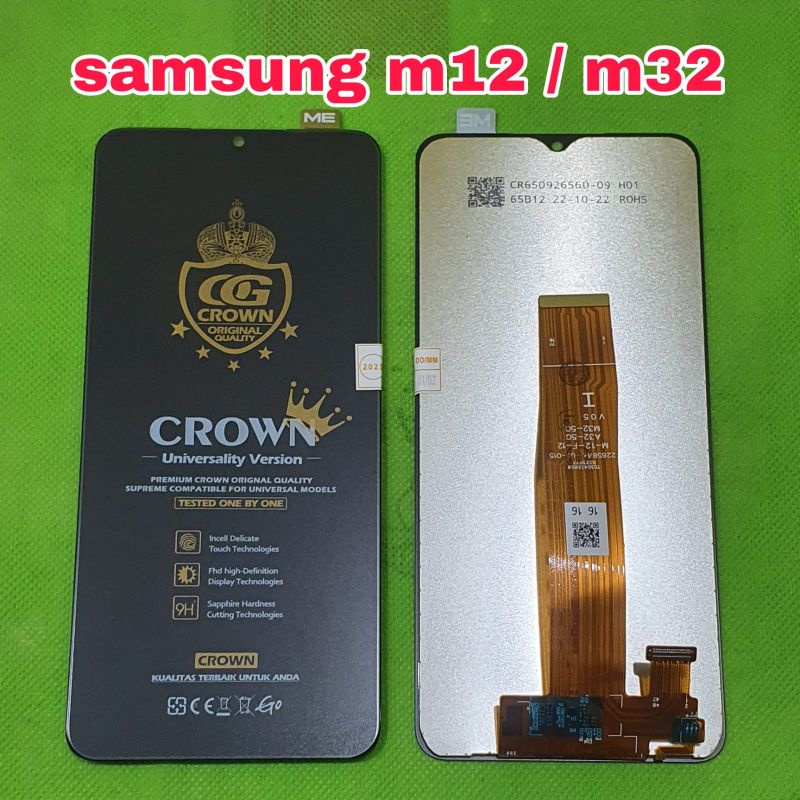 lcd ts touchscreen samsung m12/m127/m326/m32 a326 fullset crown