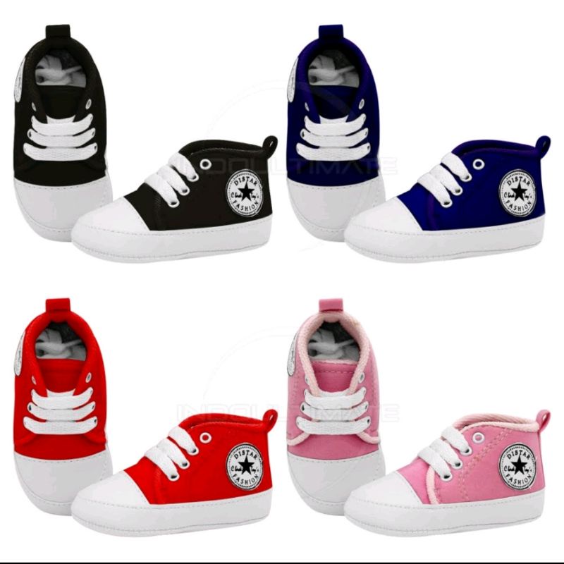 Sepatu Bayi Laki-laki Perempuan Sepatu Anak Bayi Sneakers Baby Shoes Sepatu Prewalker Sepatu Belajar Jalan Bayi Merangkak SEPATU TALI