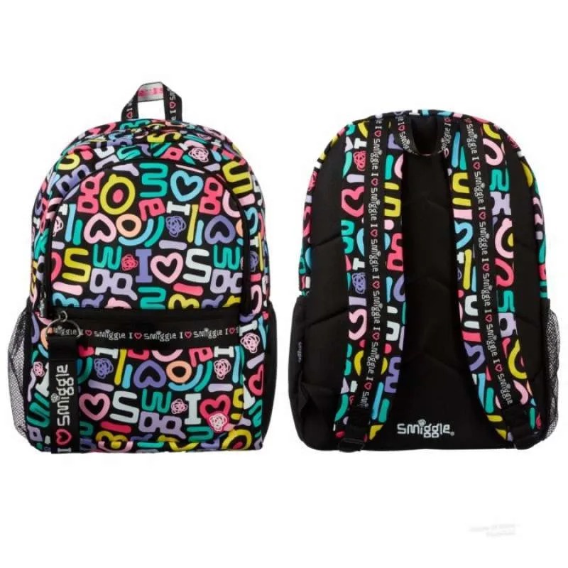 Tas Smiggle Ori I Love Smiggle Backpack set