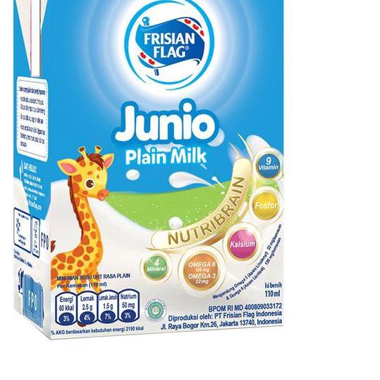 ➱ Frisian Flag Junio Susu UHT Plain 36 x 110 mL ☀