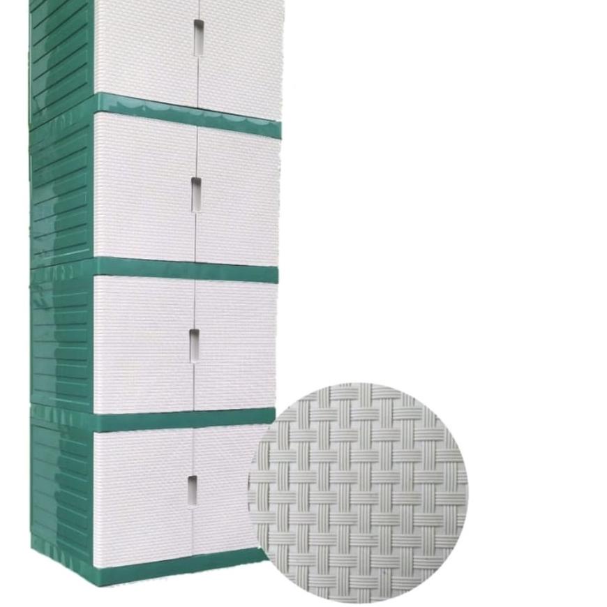 ⅍ Lemari Baju lemari Pakaian Lemari Plastik Lemari BW PUTIH ✬