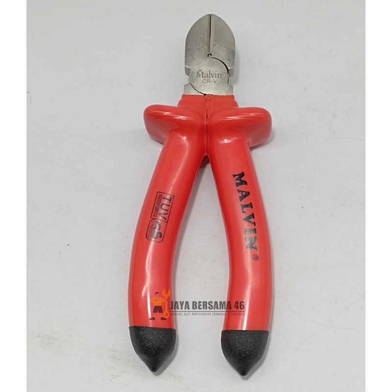 TANG POTONG MALVIN 6&quot; / TANG POTONG KUPAS KABEL KAWAT / DIAGONAL CUTTING PLIER / TANG LISTRIK KARET JUMBO / TANG POTONG UKURAN KECIL MINI 6 INCHI INCH HIGH QUALITY